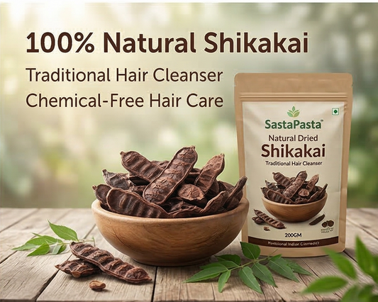 Natural Dried Shikakai - Traditional Hair Cleanser 200gm