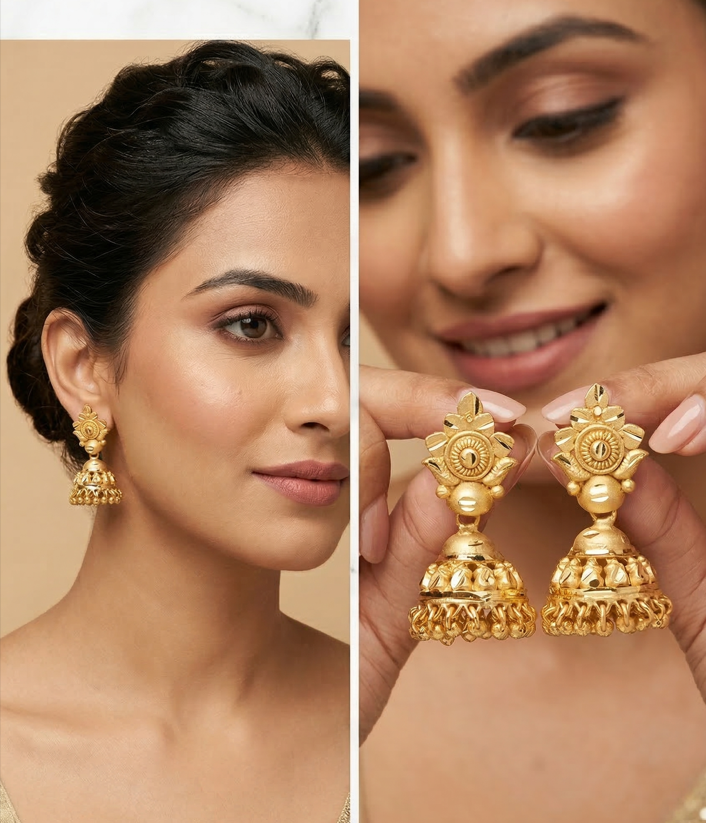 ONE GRAM GOLD PLATED JUMKA