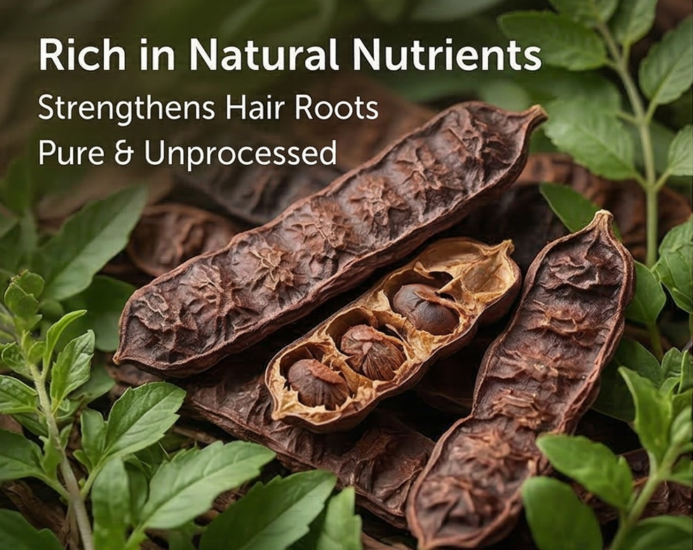Natural Dried Shikakai - Traditional Hair Cleanser 200gm