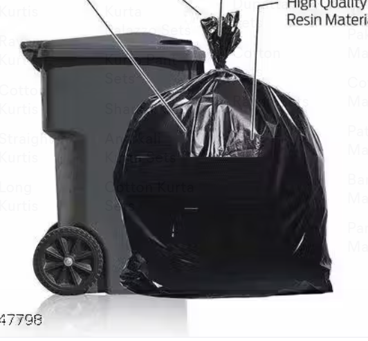 Garbage Bag 19x21 - 3 Rolls/90 Bags - Heavy Duty Biodegradable Trash Bags