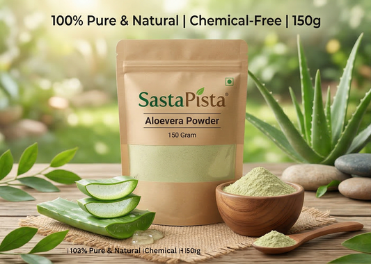 Aloevera Powder for Hair Growth | Skin Brightening | Face Pack | Immunity Booster | Drinking & Eating | 150gm