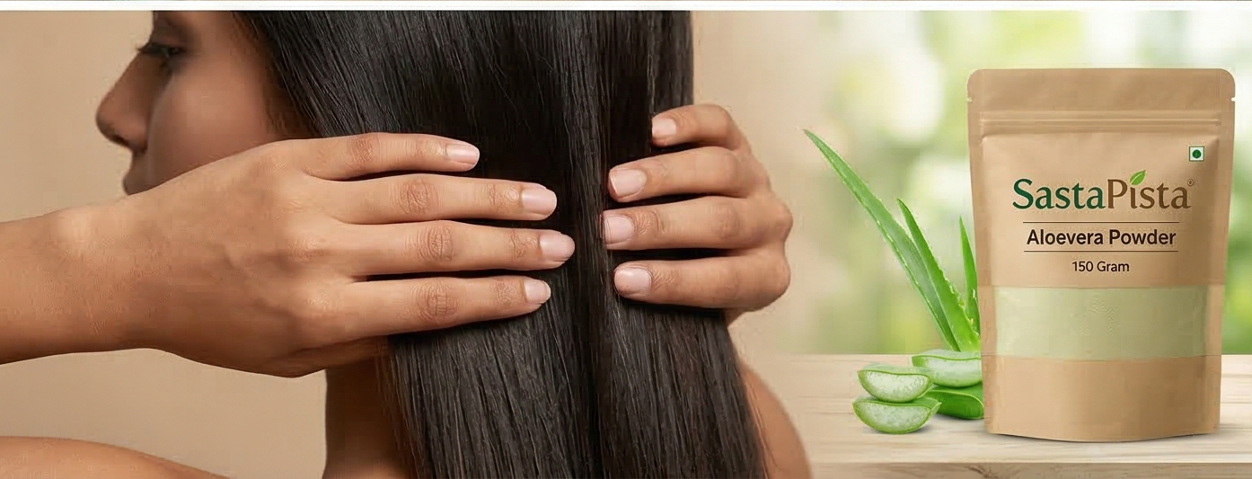 Aloevera Powder for Hair Growth | Skin Brightening | Face Pack | Immunity Booster | Drinking & Eating | 150gm