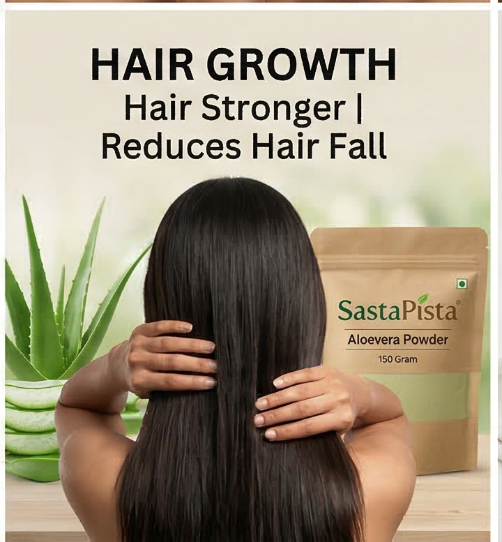 Aloevera Powder for Hair Growth | Skin Brightening | Face Pack | Immunity Booster | Drinking & Eating | 150gm