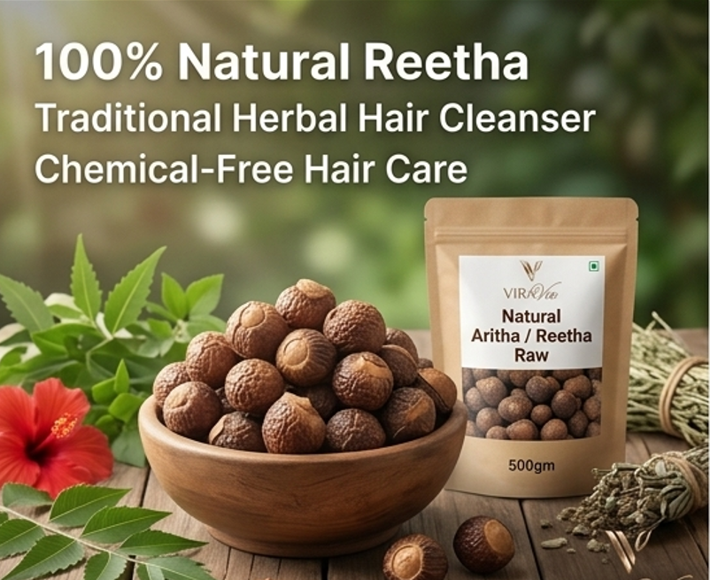 Natural Aritha Reetha Raw For Hair Growth And Hair Shampoo 500gm
