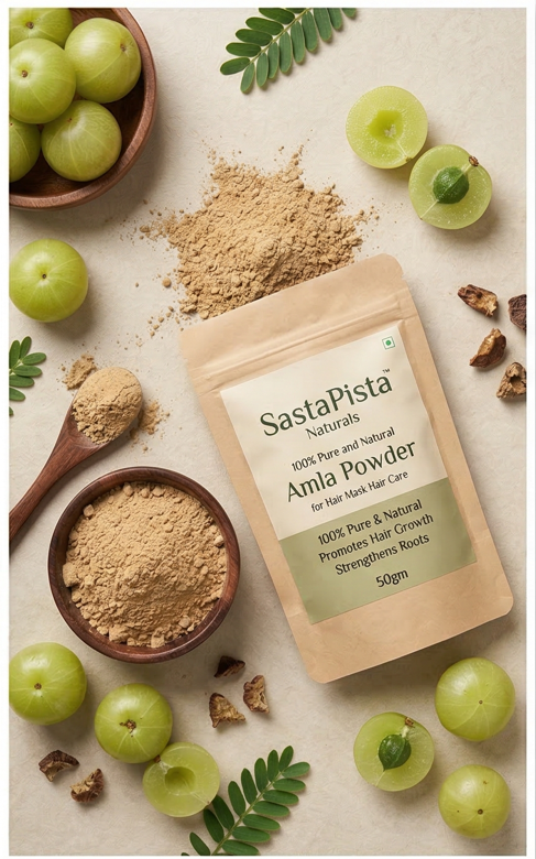 Amla Powder for Hair Mask & Hair Care | Amalaki | Indian Gooseberry | 50gm