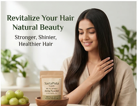 Amla Powder for Hair Mask & Hair Care | Amalaki | Indian Gooseberry | 50gm