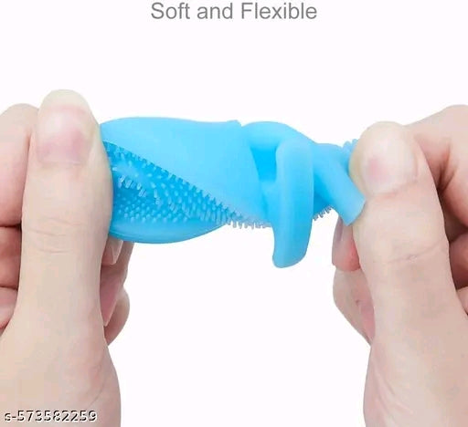 Silicone Face Scrubber - Blackhead Remover Brush Cleanser Nose Pore Brush Finger Scrubber Tool Facial Skin Cleaner Massage Brush