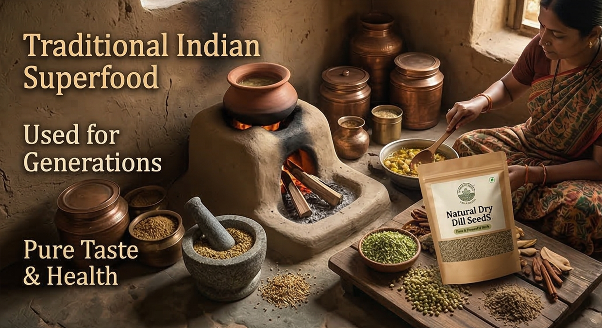 Natural Dry Dill Seeds 100gm - Suva Seeds - Organic Fresh Sowa - Traditional Indian Superfood - Shepu Sathakuppai